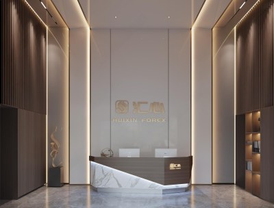 现代公司前台3D模型下载